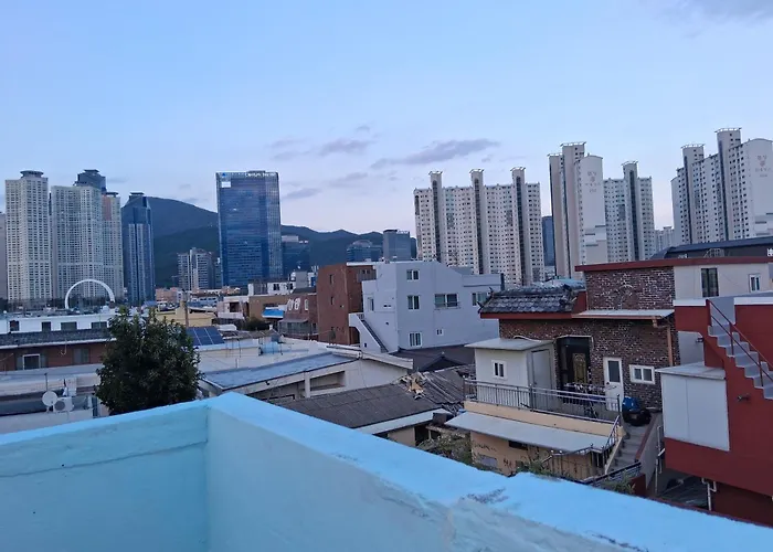 Villa 부산수영펜트하우스#침대5개#하늘정원테라스 *