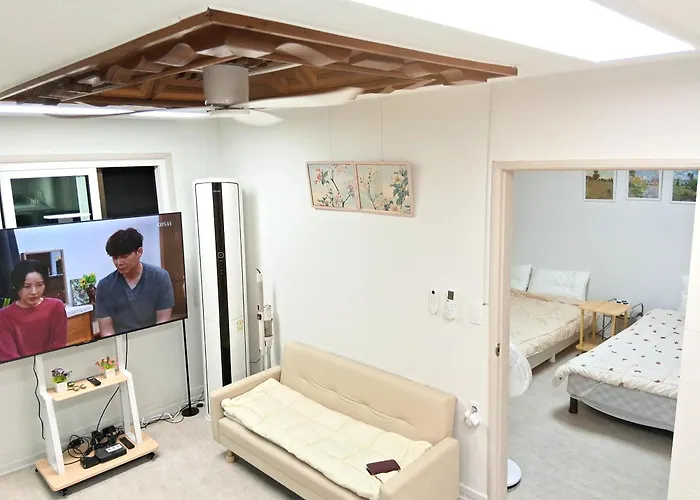 부산수영펜트하우스#침대5개#하늘정원테라스 Villa *